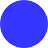 Blå cirkel
